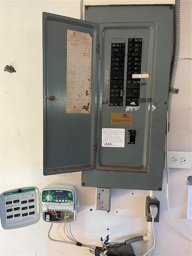 utilities with electric panel