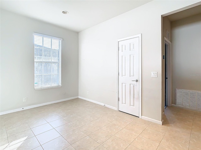 view of tiled empty room