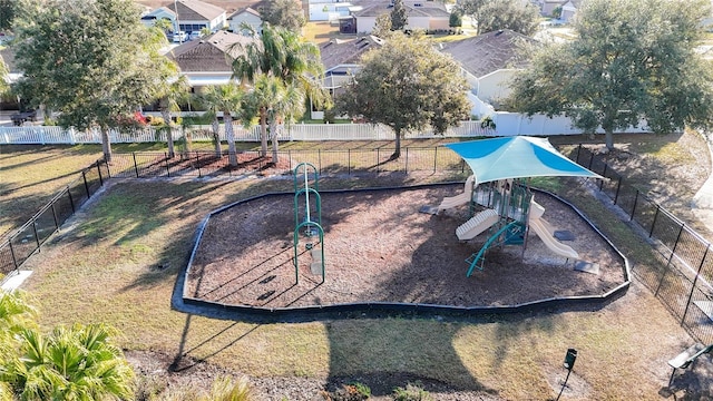 exterior space with a playground