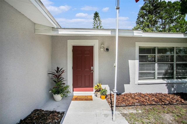 view of entrance to property