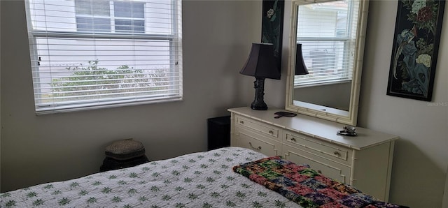 bedroom featuring multiple windows