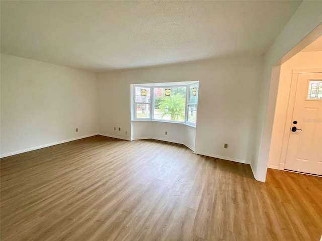 interior space with light hardwood / wood-style flooring