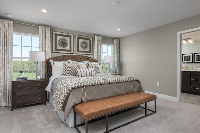 3744 Sky Mountain Aly, Apopka, FL 32712 - carpeted bedroom with sink and ensuite bathroom
