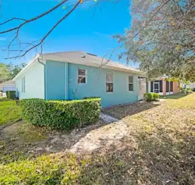 view of rear view of property