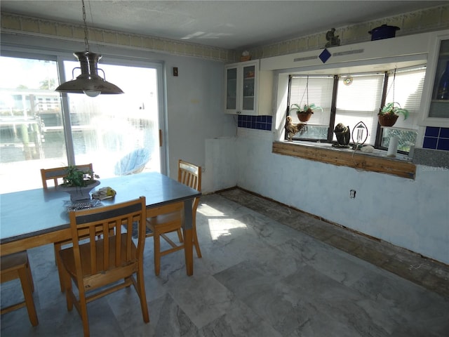 view of dining room