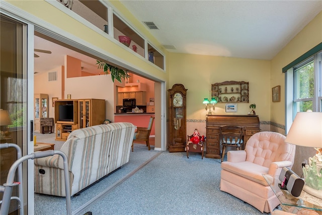 9639 Conservation Dr, New Port Richey, FL 34655 - view of carpeted living room
