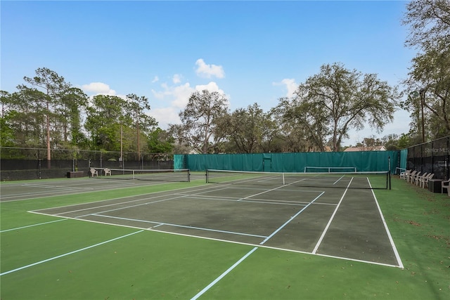 9639 Conservation Dr, New Port Richey, FL 34655 - view of tennis court