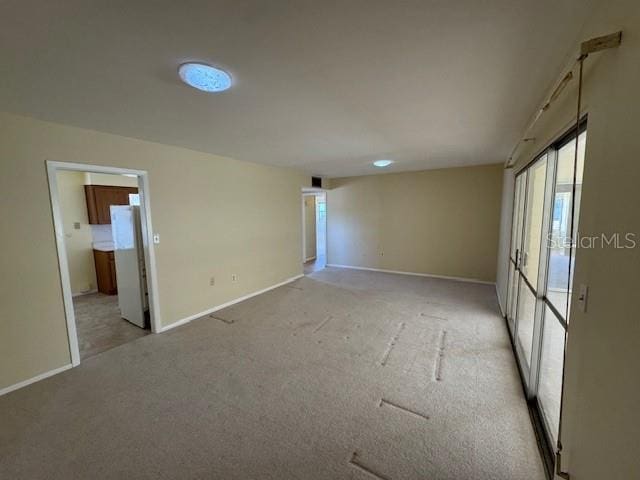 empty room with light carpet