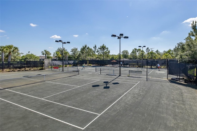 view of sport court