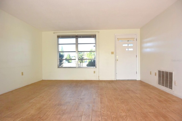 interior space featuring light hardwood / wood-style floors