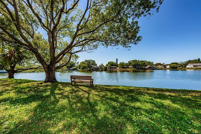 property view of water