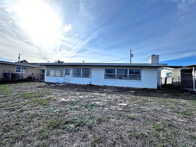 view of back of property