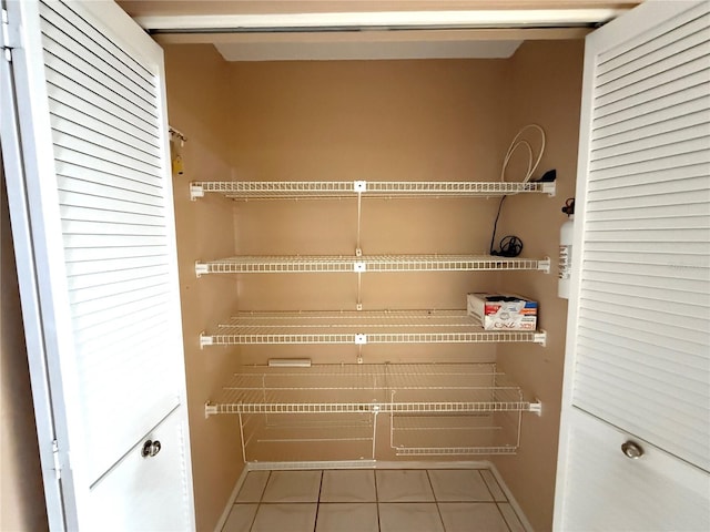 view of pantry