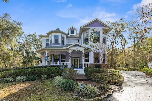 victorian home with a porch