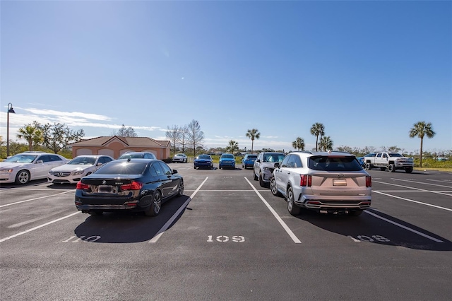 view of car parking