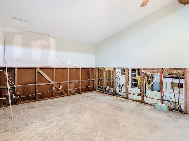 empty room featuring concrete floors