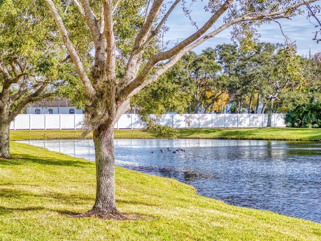 2775 Revolution St Unit 103, Melbourne, FL 32935 - property view of water featuring fence