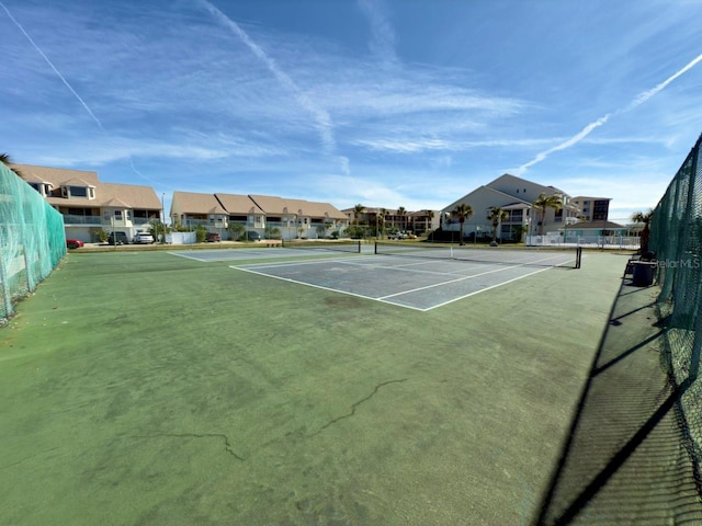 view of sport court