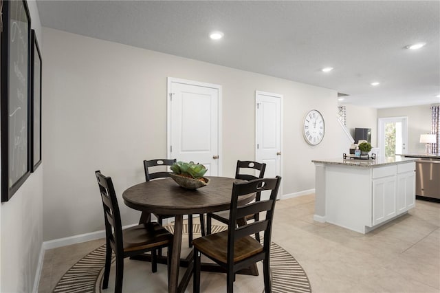 view of dining room