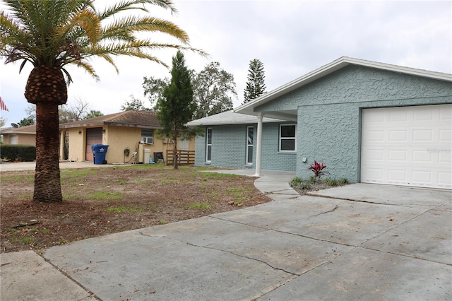 ranch-style house with a garage