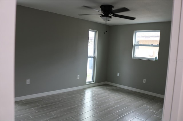 8703 Robilina Rd, Port Richey, FL 34668 - spare room featuring ceiling fan