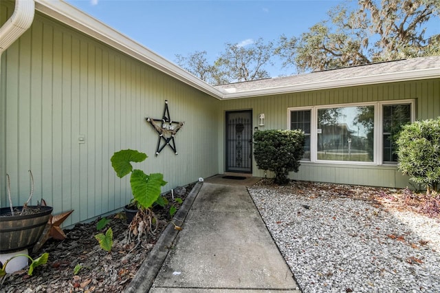 view of entrance to property