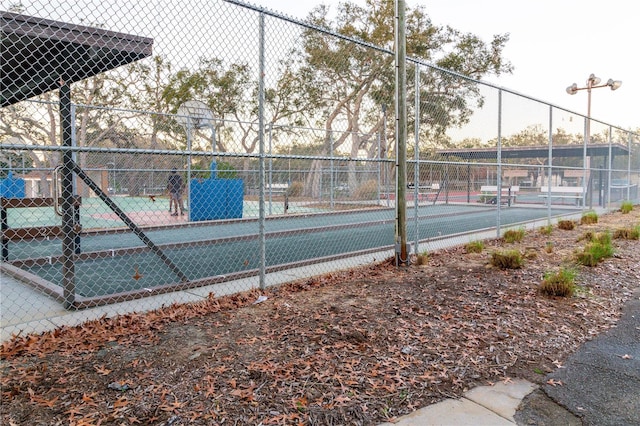 view of sport court