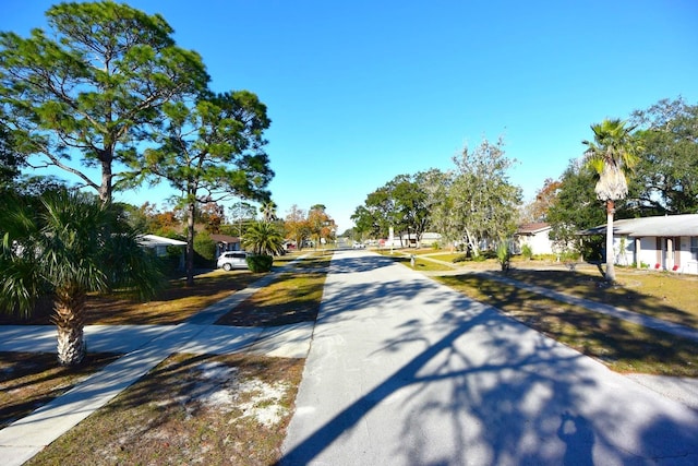 view of road