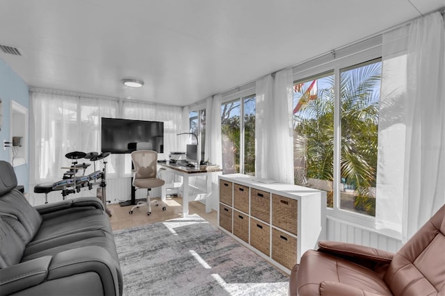 14124 Kulig Ct, Hudson, FL 34667 - sunroom / solarium featuring visible vents