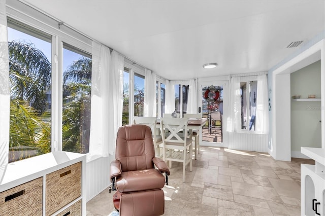 14124 Kulig Ct, Hudson, FL 34667 - sunroom / solarium featuring visible vents