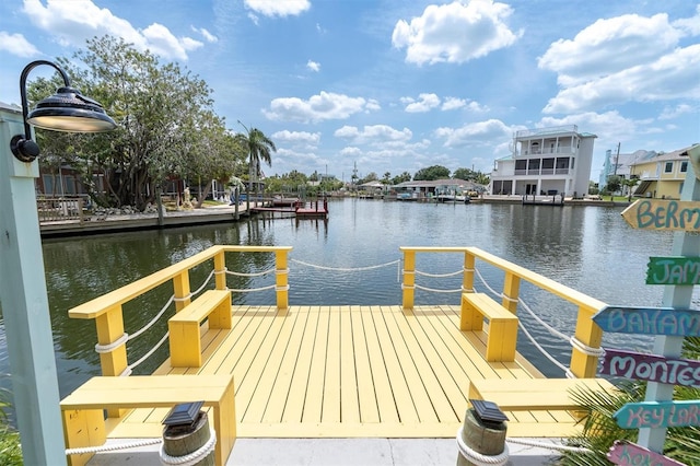 14124 Kulig Ct, Hudson, FL 34667 - view of dock with a water view
