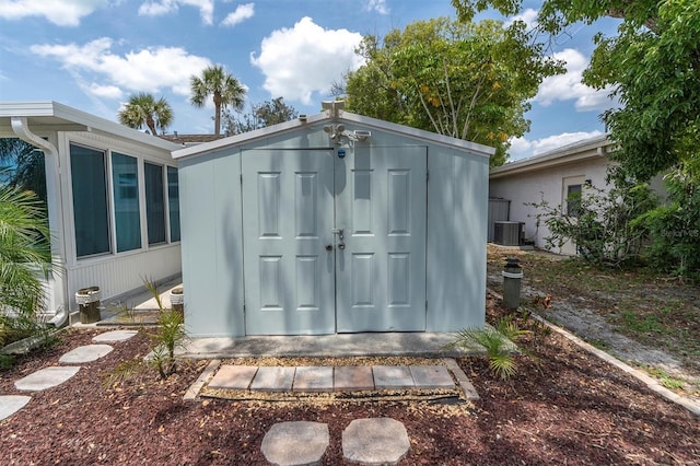 14124 Kulig Ct, Hudson, FL 34667 - view of shed with cooling unit
