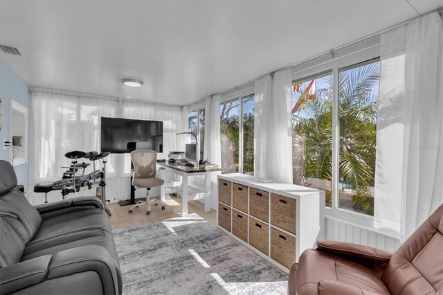 14124 Kulig Ct, Hudson, FL 34667 - living room featuring an office area