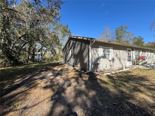 view of side of property