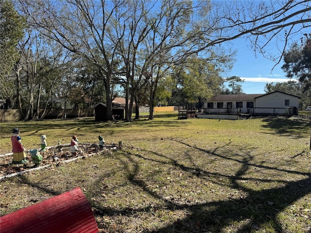 view of yard