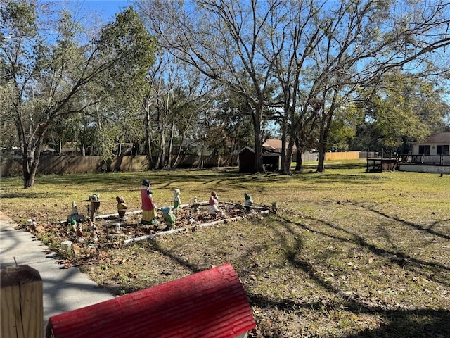 view of yard