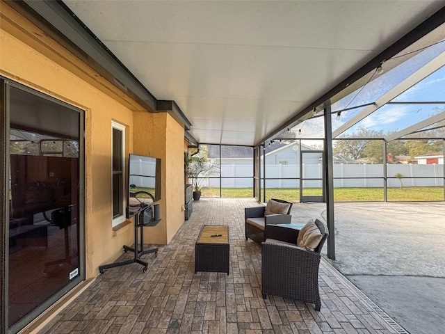 sunroom featuring plenty of natural light