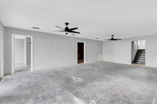5925 Seaside Dr, New Port Richey, FL 34652 - interior space with ceiling fan