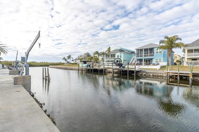 5925 Seaside Dr, New Port Richey, FL 34652 - view of dock featuring a water view