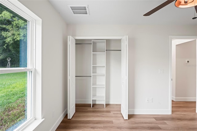 view of closet