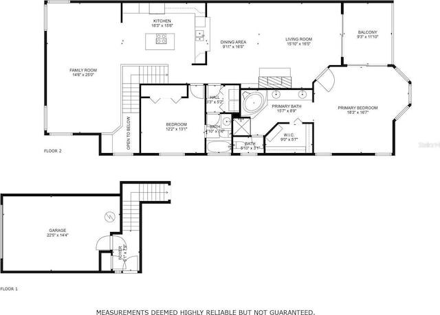 1203 Clays Trl Unit 406, Oldsmar, FL 34677 - floor plan
