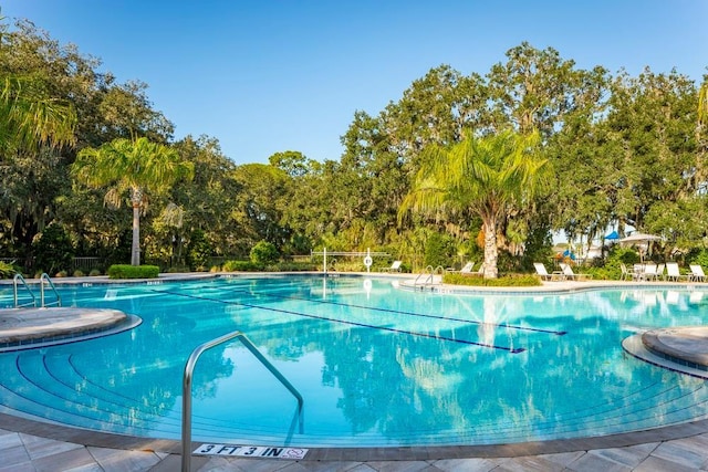 10118 Zennia Ln, Parrish, FL 34219 - community pool featuring view of scattered trees