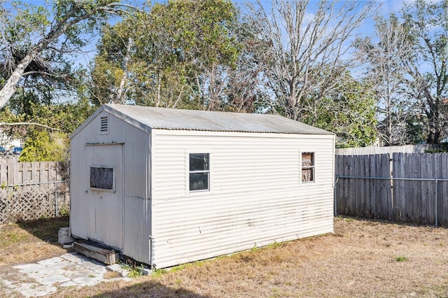 view of outbuilding