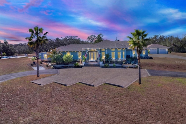 ranch-style house with a garage