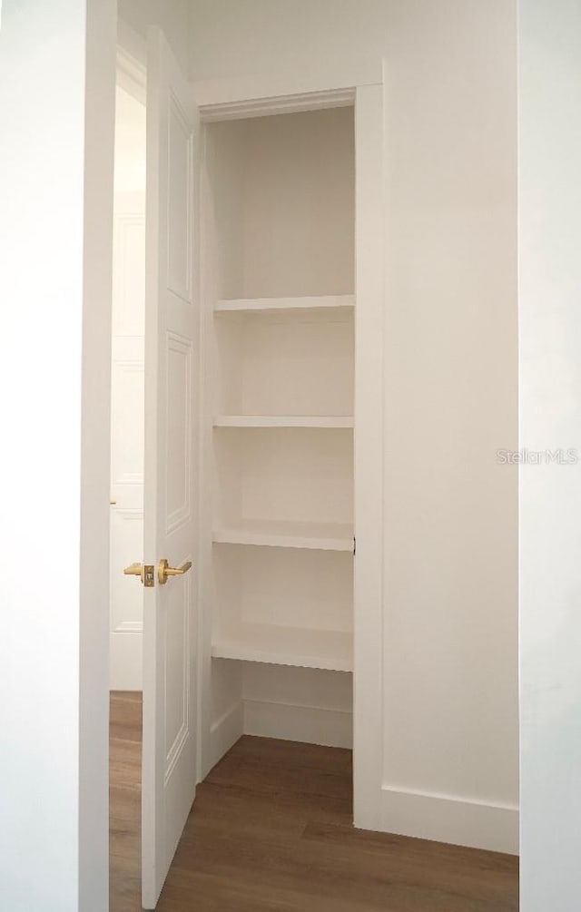 view of closet