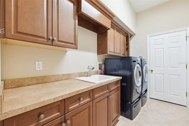 20200 Lace Cascade Rd, Land O Lakes, FL 34637 - laundry area with washing machine and clothes dryer and cabinet space