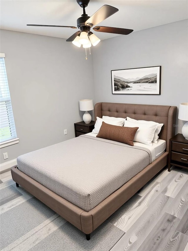 4218 San Rafael Ave, New Port Richey, FL 34655 - bedroom with a ceiling fan and baseboards
