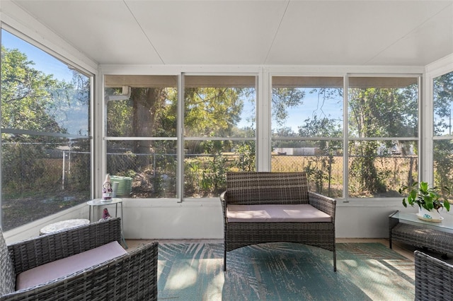 sunroom featuring plenty of natural light