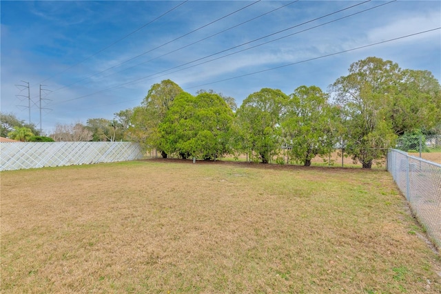 view of yard