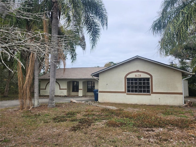 view of ranch-style house